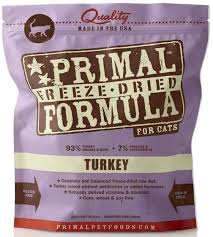 Primal  Feline Turkey Formula 冷凍脫水生食餐 火雞